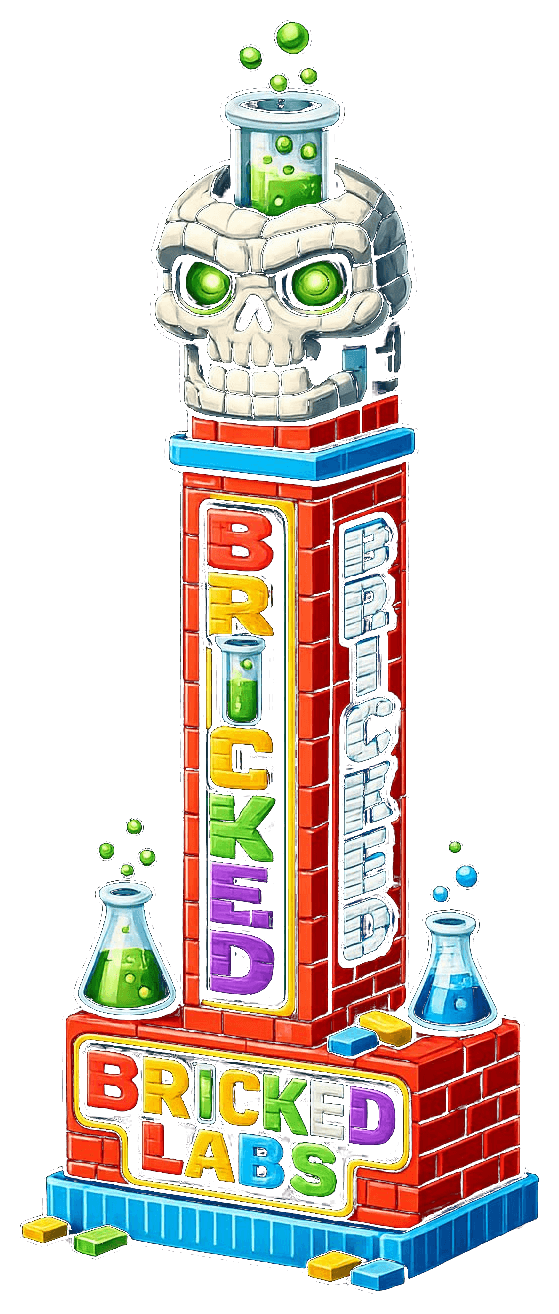 Bricked Labs tower artwork